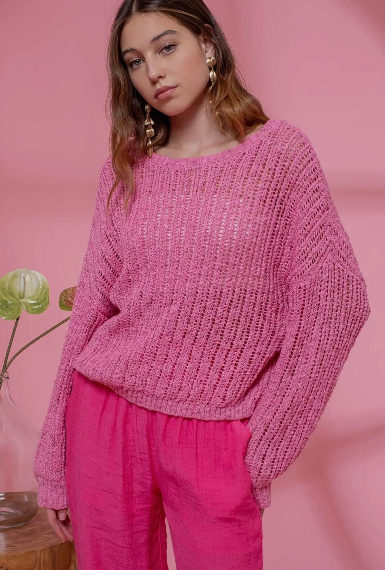 ‘Sarah’ Pullover Knit Sweater