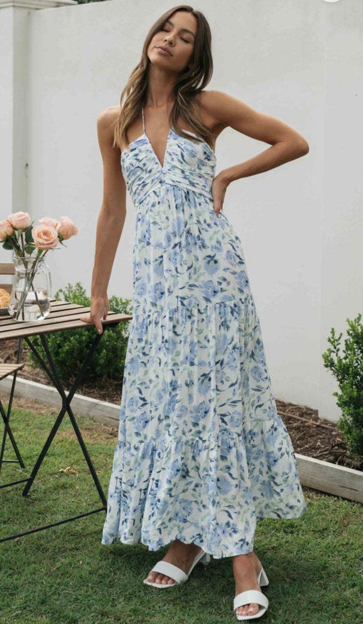 Lily Floral Maxi Dress