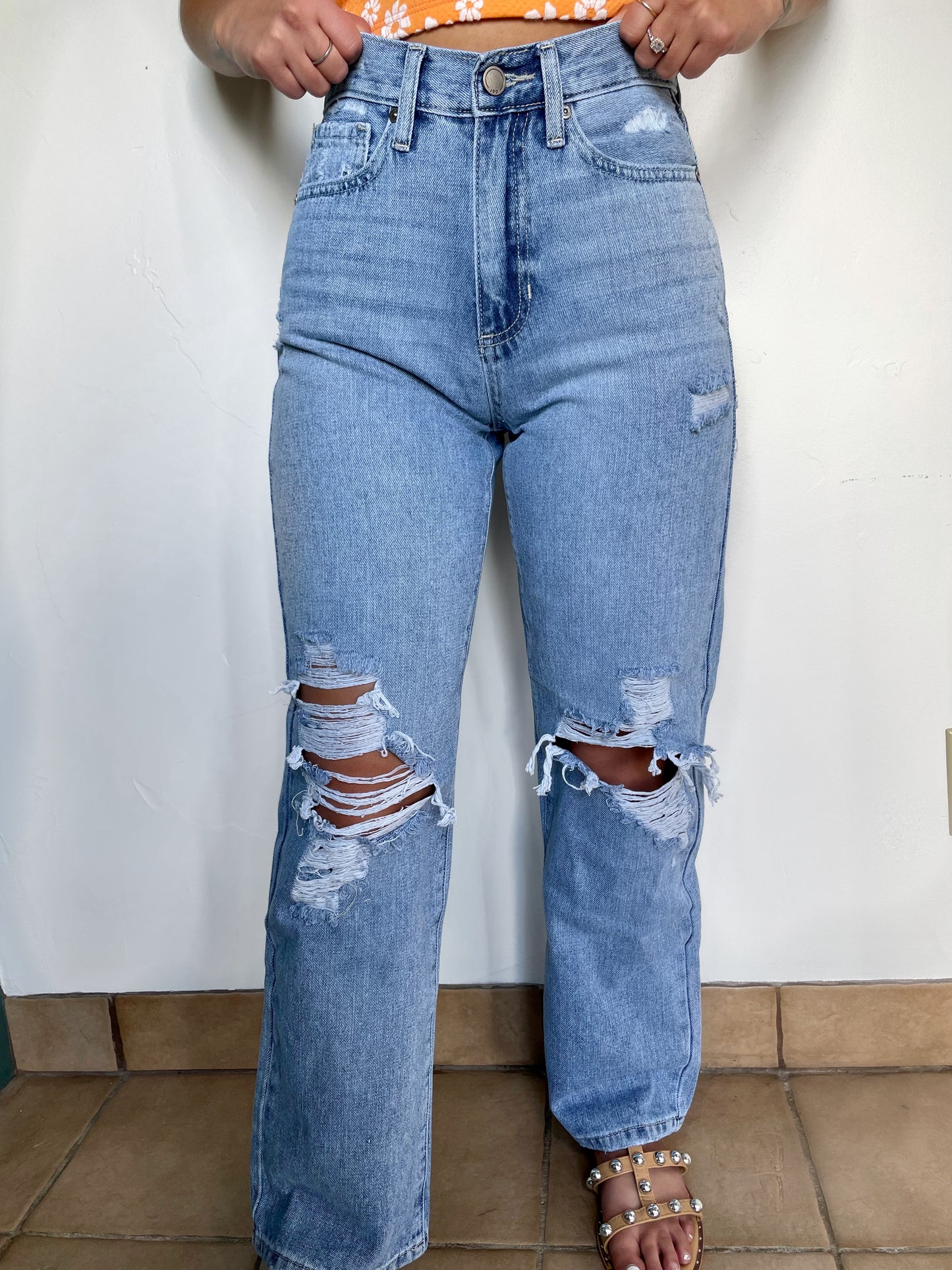 High Rise Dad Jeans